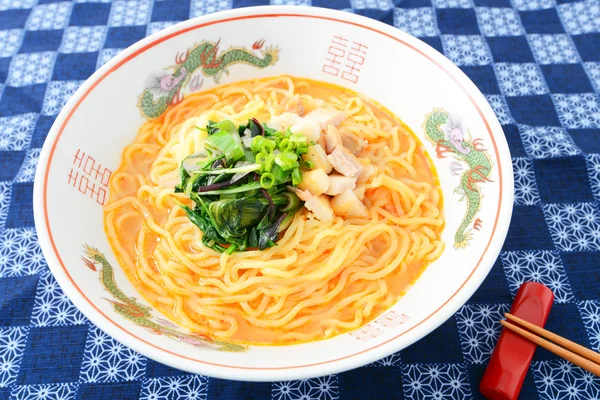 Japanska ramen nudlarjaponský ramen nudle — Stockfoto