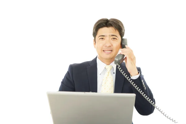 Sonriente asiático hombre de negocios — Foto de Stock