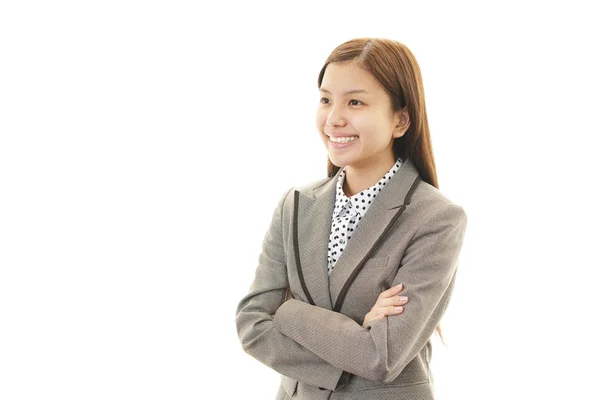 Smiling office worker — Stock Photo, Image