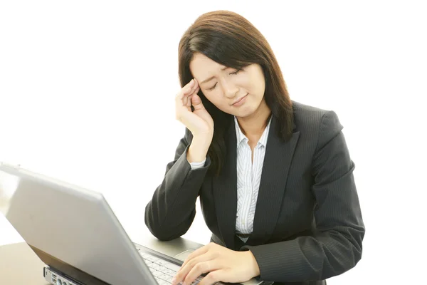Mujer de negocios estresada —  Fotos de Stock