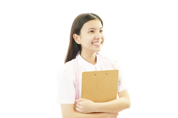 Усміхнене жіночий медсестри — стокове фото