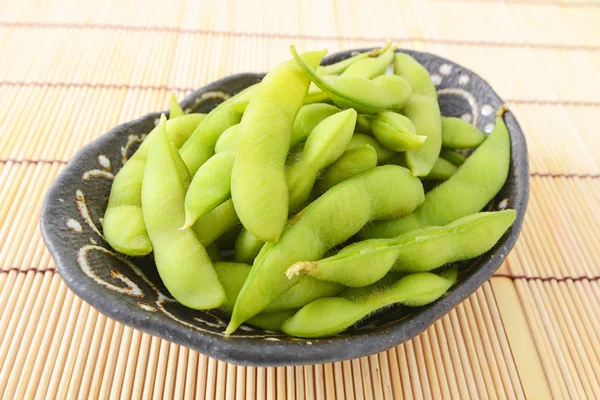 Green soybeans — Stock Photo, Image