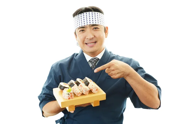 Retrato de un cocinero asiático —  Fotos de Stock
