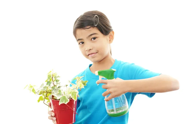 Smiling Asian girl — Stock Photo, Image