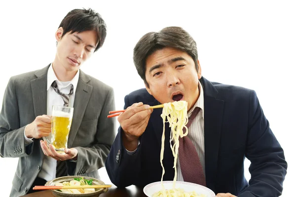 Portrait of a drunken men — Stock Photo, Image