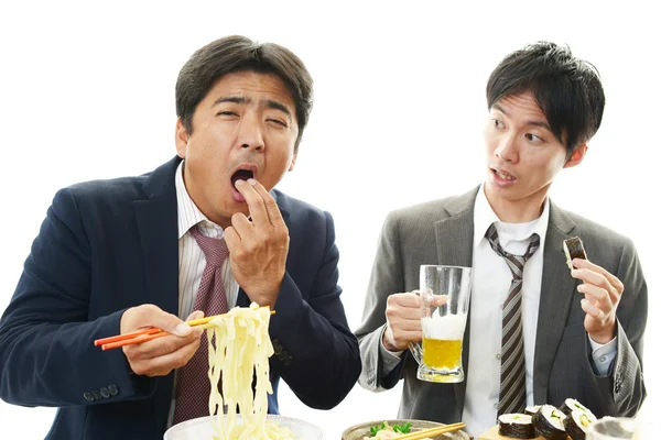 Portrait of a drunk men — Stock Photo, Image