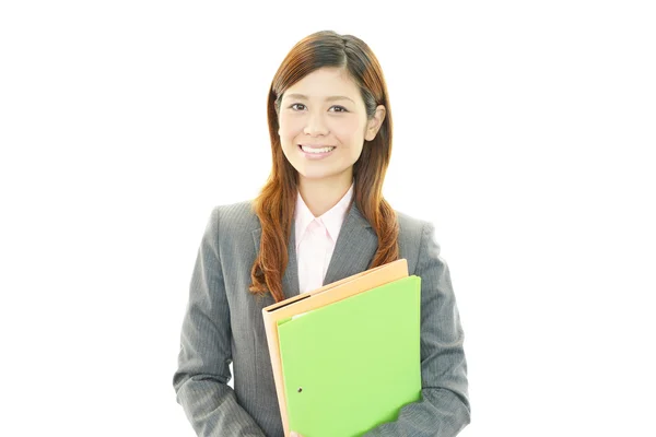 Portrait d'une jeune femme d'affaires — Photo