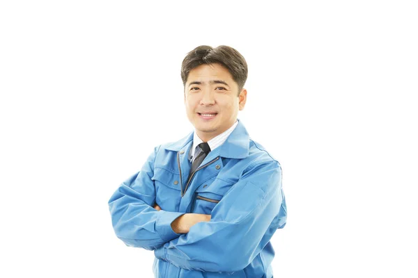 Smiling Worker — Stock Photo, Image