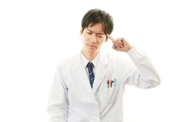 Tired doctor — Stock Photo, Image