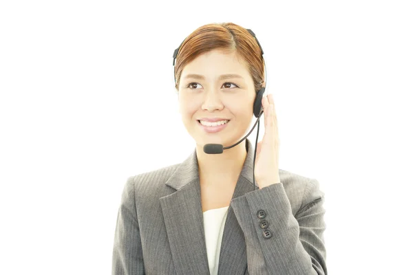 Operatore del call center — Foto Stock