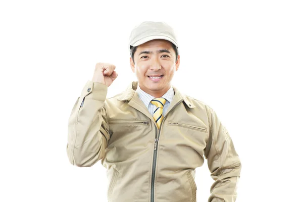 Asian courier — Stock Photo, Image