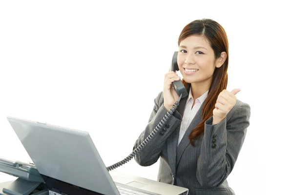 Portrait of a young business woman — Stock Photo, Image