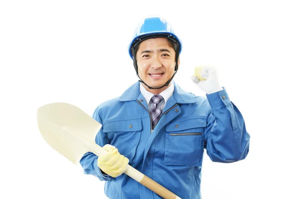 Smiling Worker — Stock Photo, Image