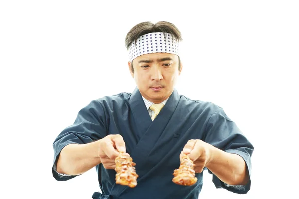 Japanese chef — Stock Photo, Image