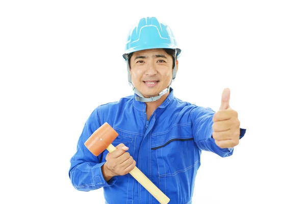 Smiling Worker — Stock Photo, Image