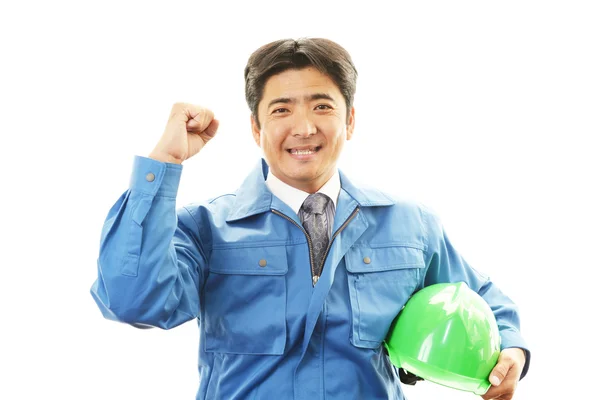 Smiling Worker — Stock Photo, Image