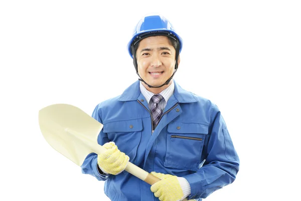 Smiling Worker — Stock Photo, Image