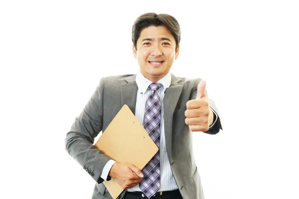 Sonriente asiático hombre de negocios —  Fotos de Stock
