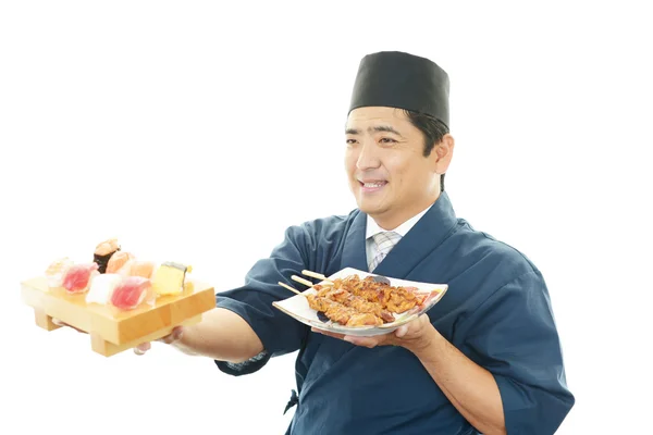 Portretul unui bucătar asiatic — Fotografie, imagine de stoc