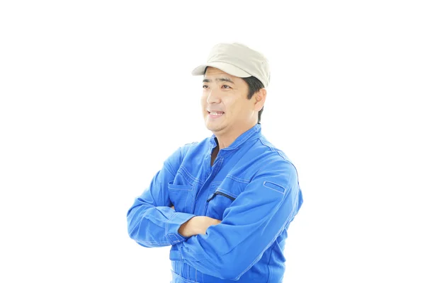 Smiling Worker — Stock Photo, Image