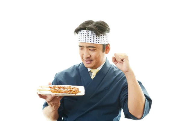 Portrait d'un cuisinier asiatique — Photo