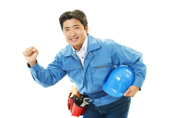 Smiling Worker — Stock Photo, Image