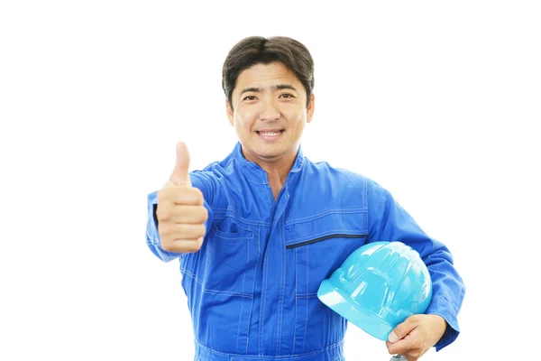 Smiling Worker — Stock Photo, Image