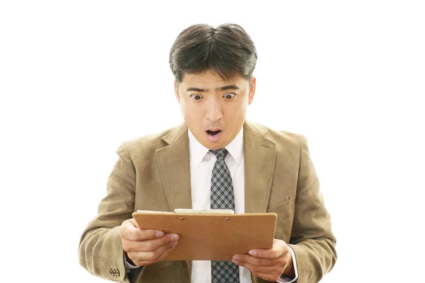Surprised business man — Stock Photo, Image