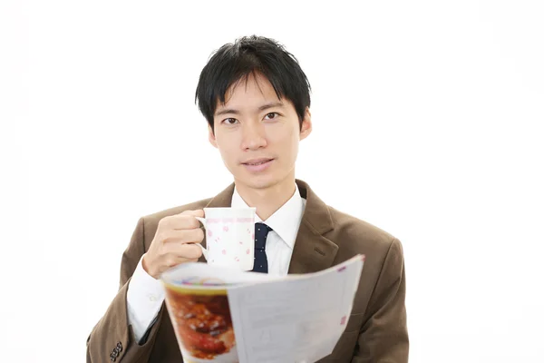 Sonriente asiático hombre de negocios — Foto de Stock