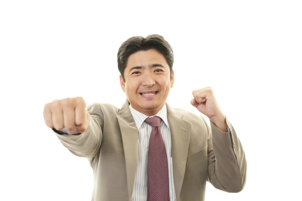 Smiling Asian businessman — Stock Photo, Image