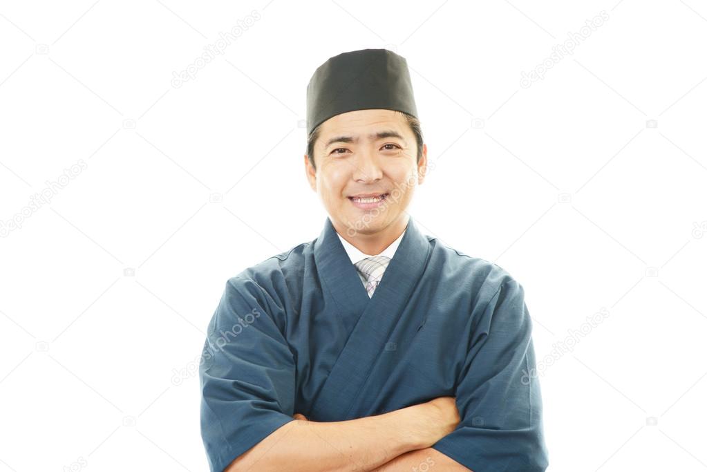 Portrait of an Asian cook