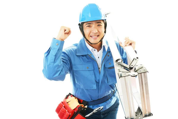 Smiling Worker — Stock Photo, Image