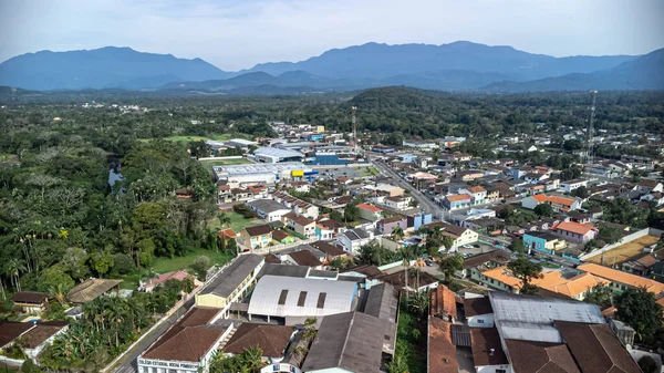 Aerial View Historic Center Morretes State Parana South Brazil Special Stockfoto