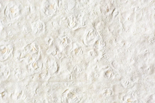 Textura de folha de massa bege de pão Lavash armênio, fundo natural. — Fotografia de Stock