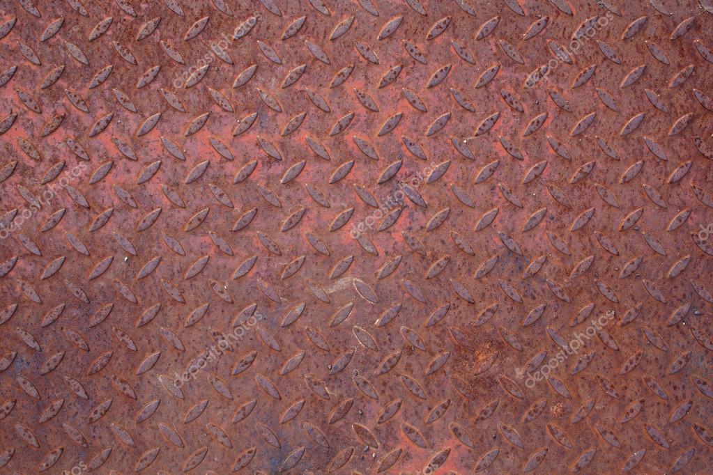 Rusty checker plate Rusty checker plate — Stock Photo © coramueller