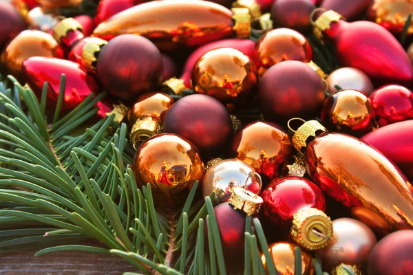 Bolas de árbol de Navidad — Foto de Stock