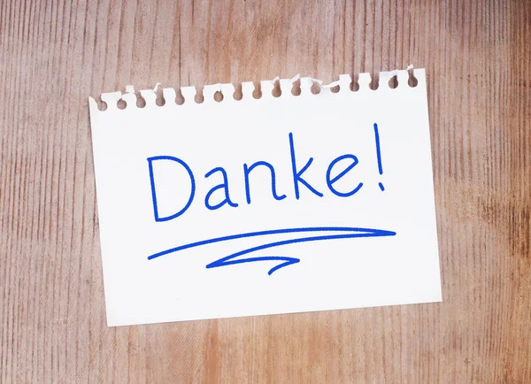 Dank — Stockfoto