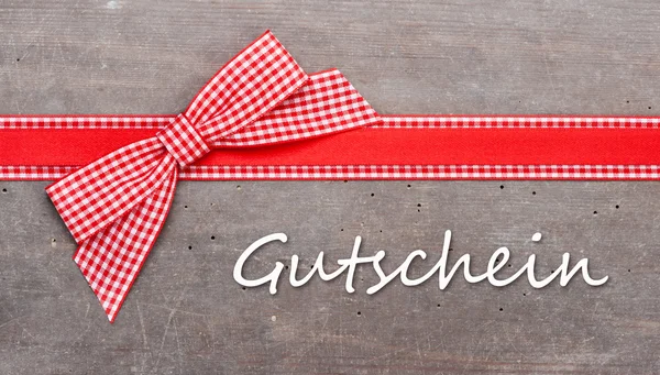 Gutschein — Stockfoto