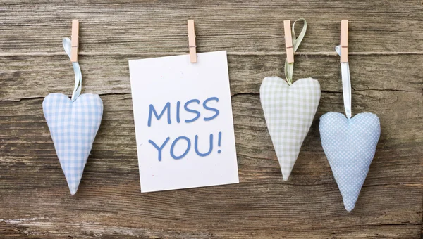 Miss you — Stock Photo, Image