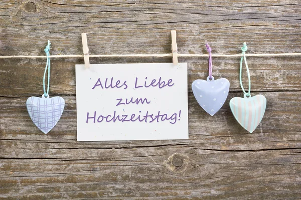 Hochzeitstag — Stockfoto