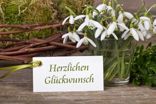 Glückwunsch — Stockfoto