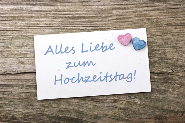 Hochzeitstag — Stockfoto