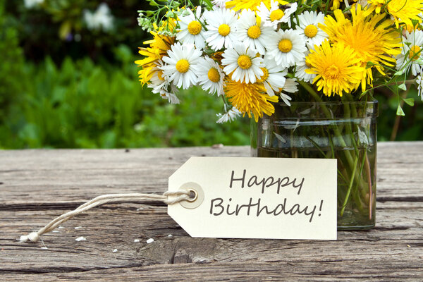 Tarjeta de cumpleaños — Imagen de stock Tarjeta de cumpleaños Imágenes De Stock Sin Royalties Gratis