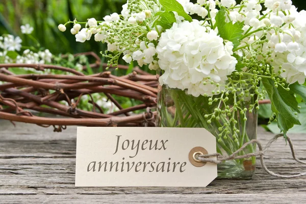 Carte d'anniversaire — Photo