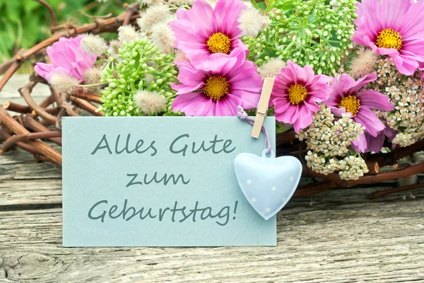 Geburtstagskarte — Stockfoto