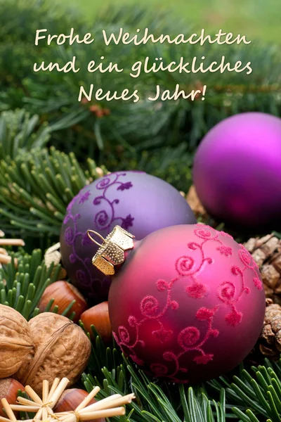 Weihnachtskarte — Stockfoto