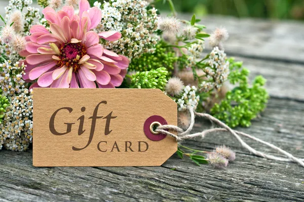 Gift card — Stock Photo, Image