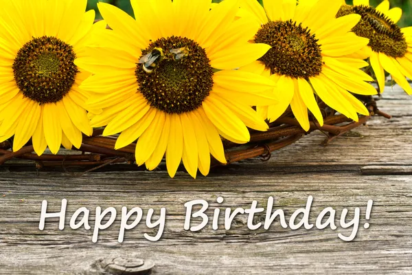 geburtstag sonnenblume Feliz cumpleaños de girasol