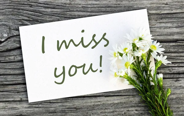 Miss you — Stock Photo, Image