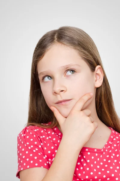 Pensive girl — Stock Photo, Image